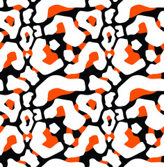 Leopard pattern design, vector background