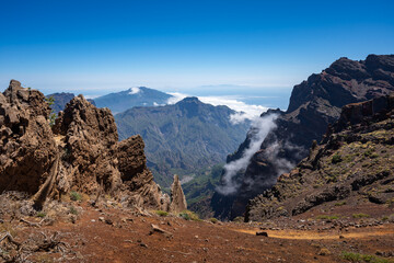 impressions of the volcanic island of la palma