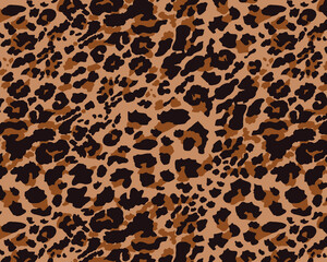Leopard pattern design, vector background