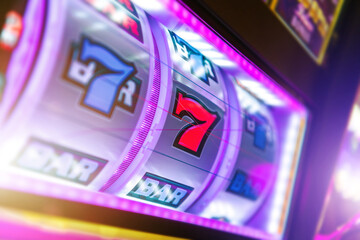 Gaming Vegas Classic Slot Machine - obrazy, fototapety, plakaty