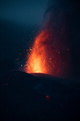 Erupción del volcán de Cumbre Vieja en la isla de La Palma, Islas Canarias