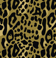 Leopard pattern design, vector background