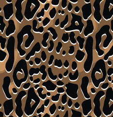 Leopard pattern design, vector background