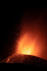 Erupción del volcán de Cumbre Vieja en la isla de La Palma, Islas Canarias