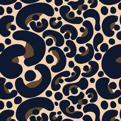 Leopard pattern design, vector background