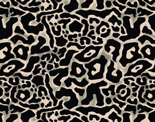 Leopard pattern design, vector background