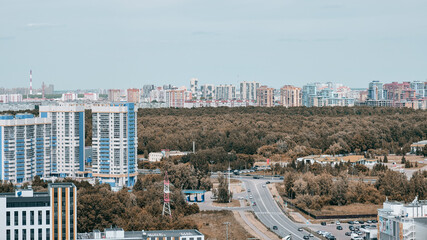 view of downtown city