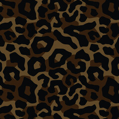 Leopard pattern design, vector background