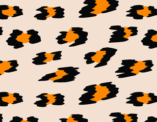 Leopard pattern design, vector background