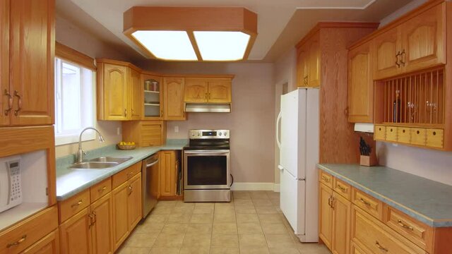 Outdated Ordinary Kitchen In Home