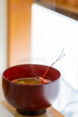 伊勢海老の味噌汁
