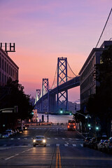 Obraz premium Bay Bridge, San Francisco