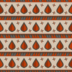 seamless ethnic pattern design abstract