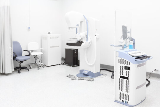  X ray mammography machine and equipment in the operating room