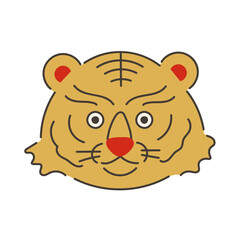 2022年　寅年のイラスト素材