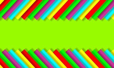 Obraz premium several different colored squares with a green background in the middle