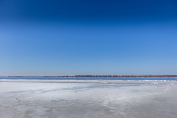 Winter wonderland scene and landscape Ontario Canada
