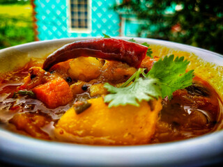 Delicious Indian style veg curry