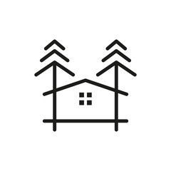 home and tree logo template vector icon