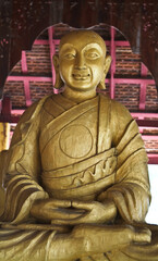 Fototapeta na wymiar Chinese Buddha statues, Chinese temples in Thailand