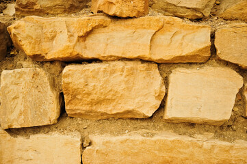 Stone wall. outdoor background of natural stone. 
