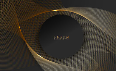 Luxury gold star abstract futuristic modern background	