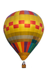 Hot Air Balloons on white background