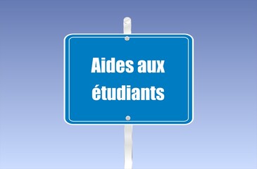 panneau aides aux &eacute;tudiants