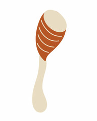 Hallucinogenic toadstools on an isolated background. Autumn couple. Inedible mushroom. Logo, badge or flyer design. Flat illustration.