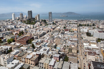 San Francisco, USA, May 2009. View of the city of San Francisco, California, United States of America. 
