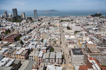 Obraz premium San Francisco, USA, May 2009. View of the city of San Francisco, California, United States of America. 