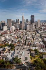 Fototapeta premium San Francisco, USA, May 2009. View of the city of San Francisco, California, United States of America. 
