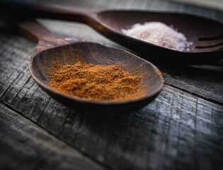 spoon with spices