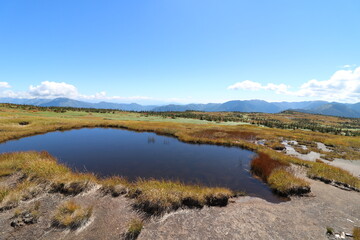 新潟県湯沢の苗場山の登山