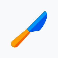 Knife Icon. Food and Equipment Icon. Perfect for website mobile app presentation and any other projects. Icon design flat style