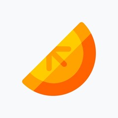 Orange Icon. Food and Equipment Icon. Perfect for website mobile app presentation and any other projects. Icon design flat style