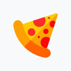 Pizza Icon. Food and Equipment Icon. Perfect for website mobile app presentation and any other projects. Icon design flat style