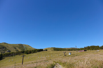 Obraz premium 9月（秋） 快晴の車山 長野県茅野市