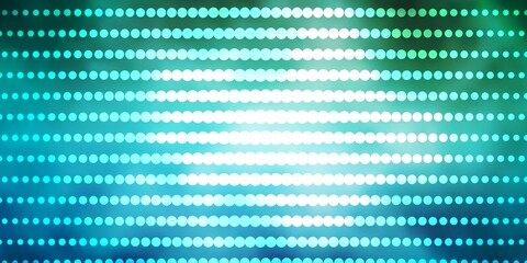 Light Blue, Green vector texture with circles.