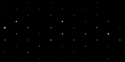 Dark purple vector template with flu signs.