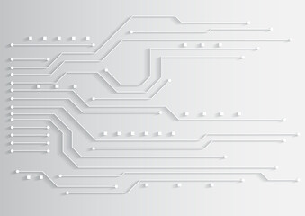 Circuit technology background with hi-tech digital