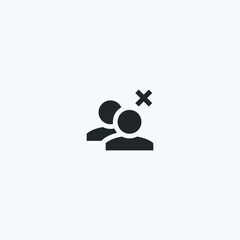 Fototapeta na wymiar User Icon.Users and Group.Person Profile Sign.Office Human Web Symbol.Ui Head Internet. Male Social Member Thin Flat Pictogram. User, icon, profile, sign, admin 