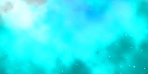 Light BLUE vector layout with bright stars.