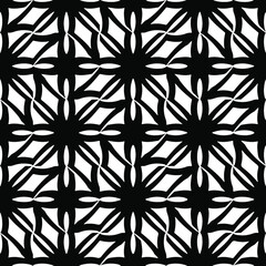  floral pattern background.Repeating geometric pattern from striped elements. Black pattern. 