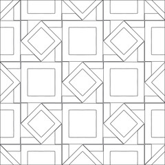 floral pattern background.Repeating geometric pattern from striped elements. Black pattern. 