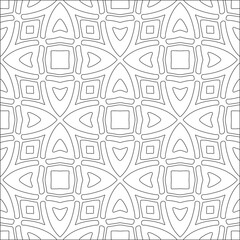 floral pattern background.Repeating geometric pattern from striped elements. Black pattern. 