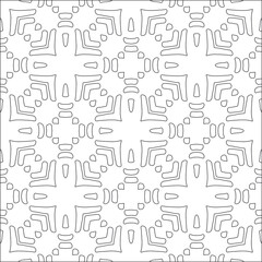 Naklejka premium floral pattern background.Repeating geometric pattern from striped elements. Black pattern. 