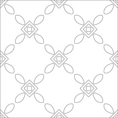 floral pattern background.Repeating geometric pattern from striped elements. Black pattern. 
