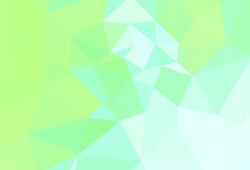 light green geometric pattern triangles polygonal design for web and background, application
