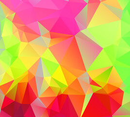 full Color geometric pattern triangles polygonal design for web and background, application